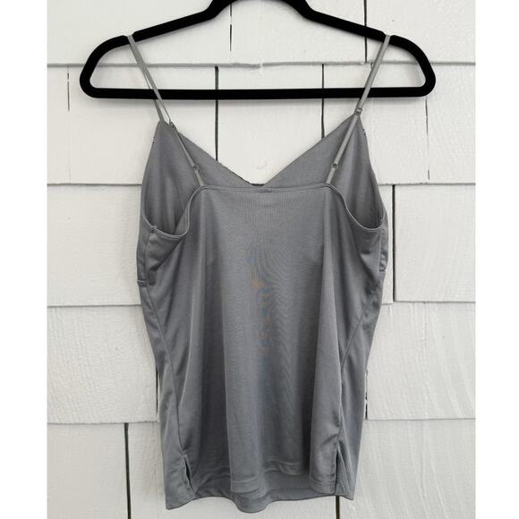 Vintage Xhilaration Womens Small Y2K Silver Satin Beaded Sequin Babydoll Camisol - Picture 2 of 12